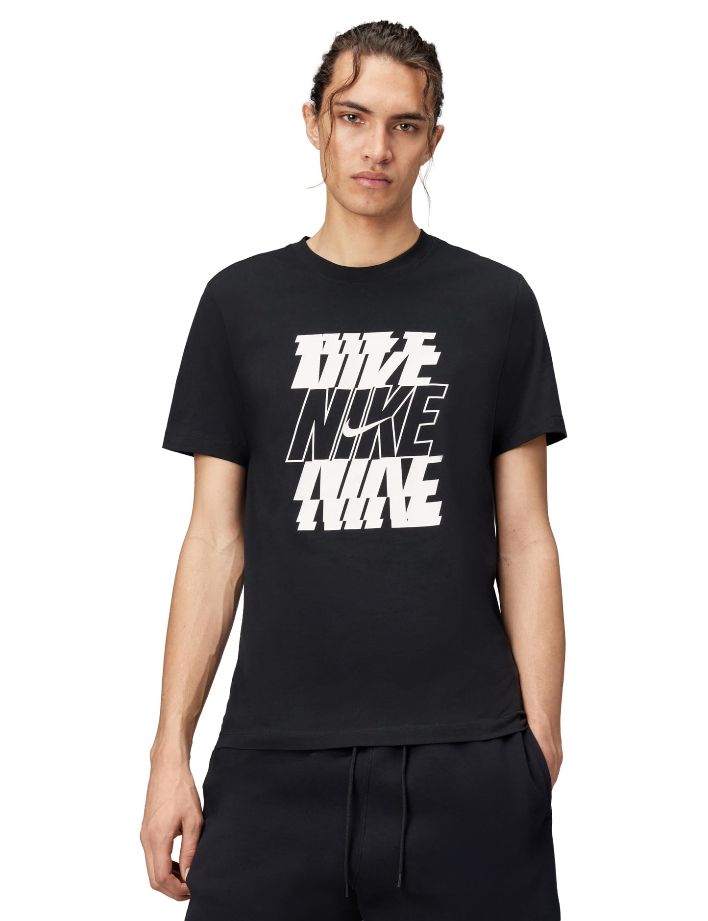 Nike Mens Sportswear Club T-Shirt (Nike Block Stack)