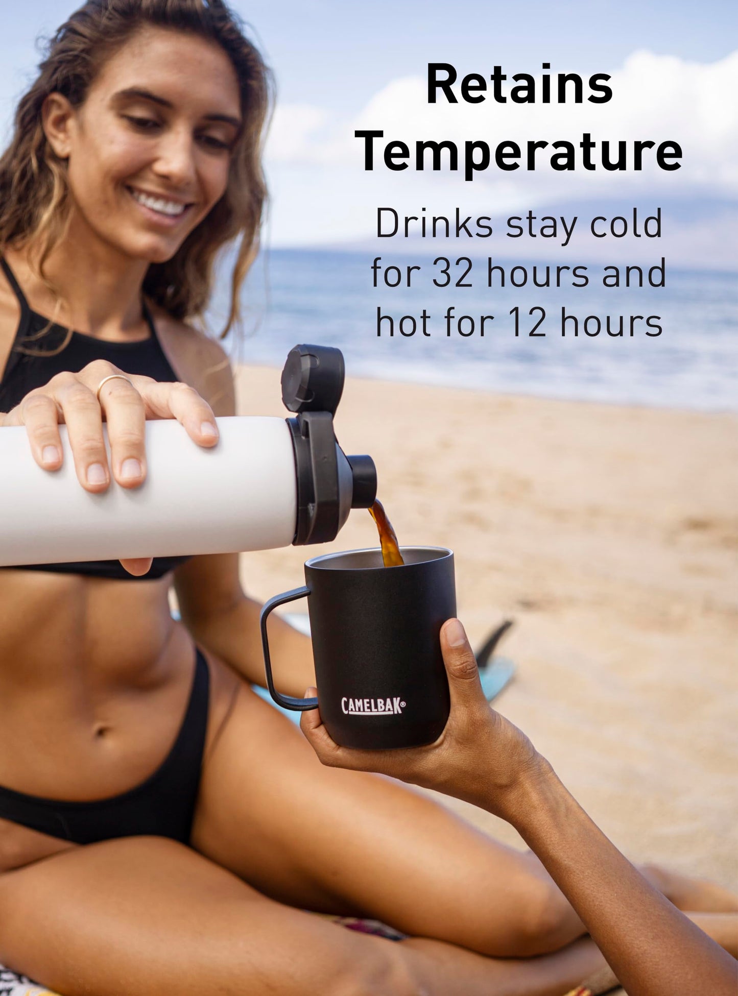 CamelBak Chute Mag Vacuum Insulated Stainless Steel Water Bottle, Magnetic Leak Resistant Cap for Everyday Hydration, 25oz, Moss