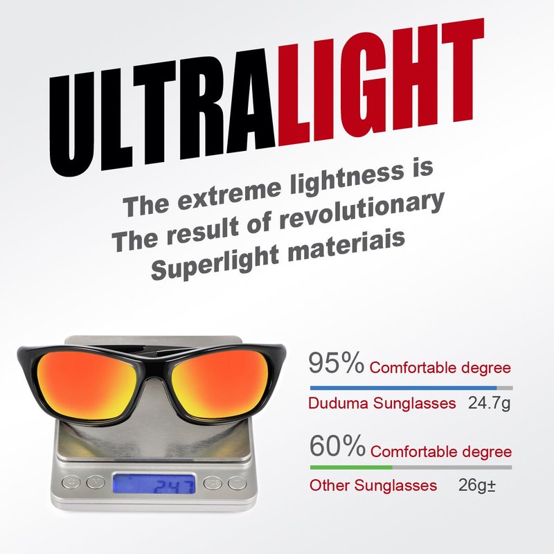Duduma Polarized Sports Sunglasses for Men Women Baseball Running Cycling Fishing Driving Golf Unbreakable Frame Du646