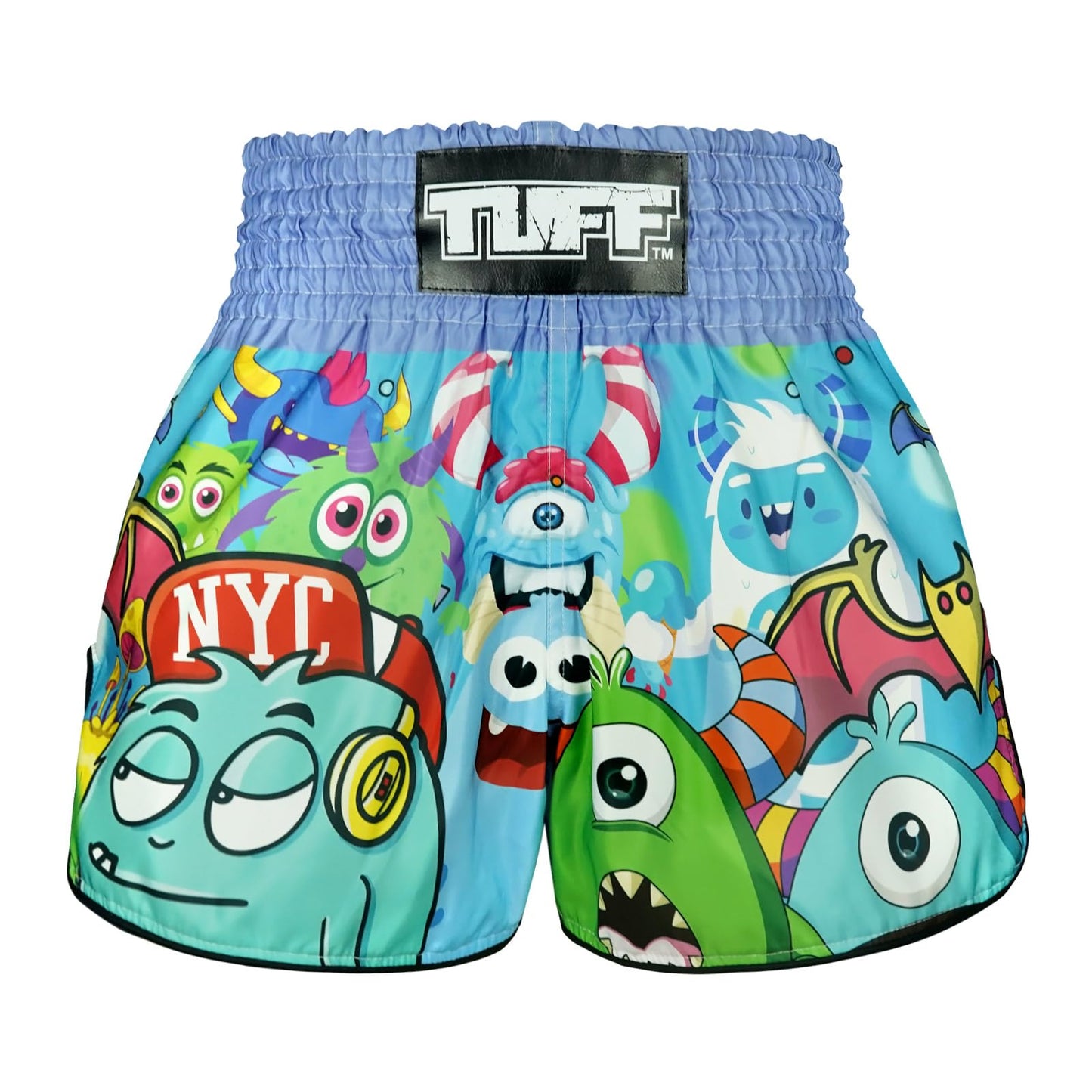 Tuff Sport Muay Thai Boxing Shorts Retro Styles Classic Slim Cut MMA Kickboxing Workout Set Clothing Training (TUF-RMS104-MTC, S)