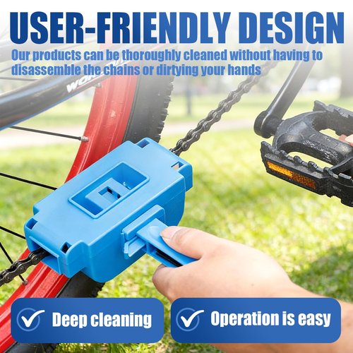 Nohumem] 5-in-1 Bike Chain Cleaner & Emergency Repair Tool Kit - Professional Bicycle Chain Scrubber, Gear Brushes, & 16-in-1 Multi-Tool - Complete Maintenance Set for Road, MTB, & E-Bikes (black)