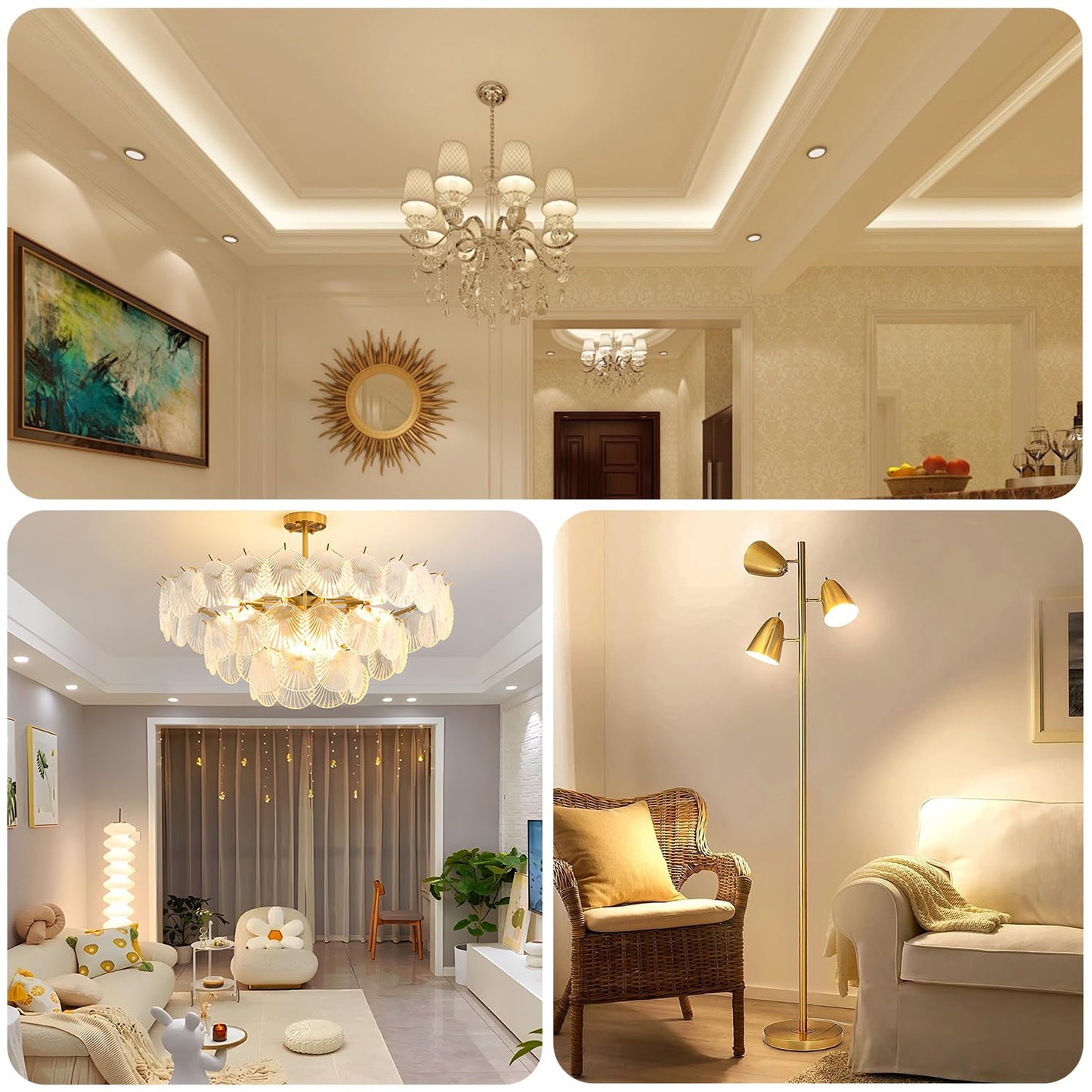 SCHERARX 10 Pcs G4 LED Bulbs, Warm White Light 3000K Landscape Bulbs JC Bi-Pin Base 1.5W AC/DC 12V, 10W-20W T3 Halogen Replacement Bulbs, Non-Dimmable