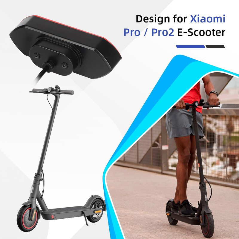 ulip Rear Mudguard Scooter Fender light Turn Signal Taillight with USB remote control Replacement Accessory Compatible with Xiaomi Pro/Pro2 Scooter