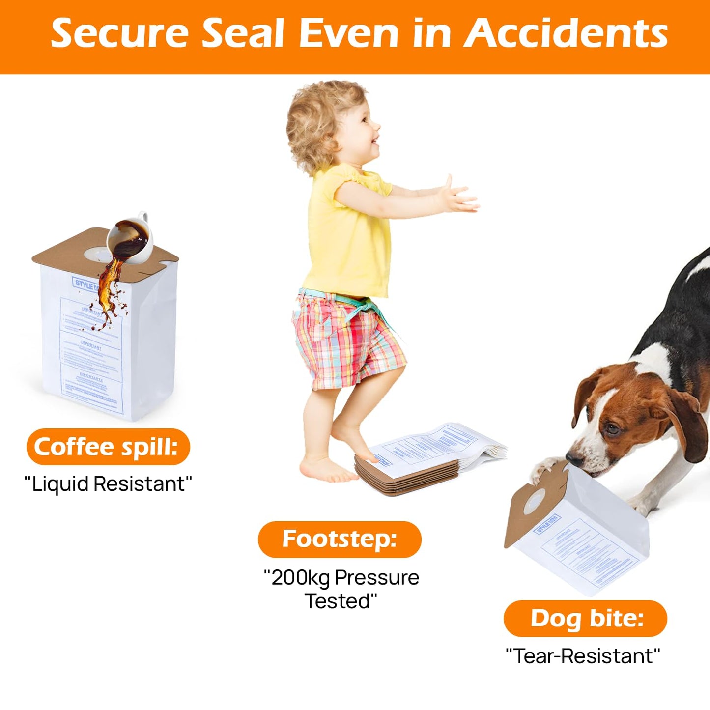 8-Pack Style MM Vacuum Bags for Eureka Mighty Mite 3670 & 3680 Canister Vacuums – Replaces Parts 60295, 60295A, 60295B, 60295C, 60296 & 60297A – Effective Filtration