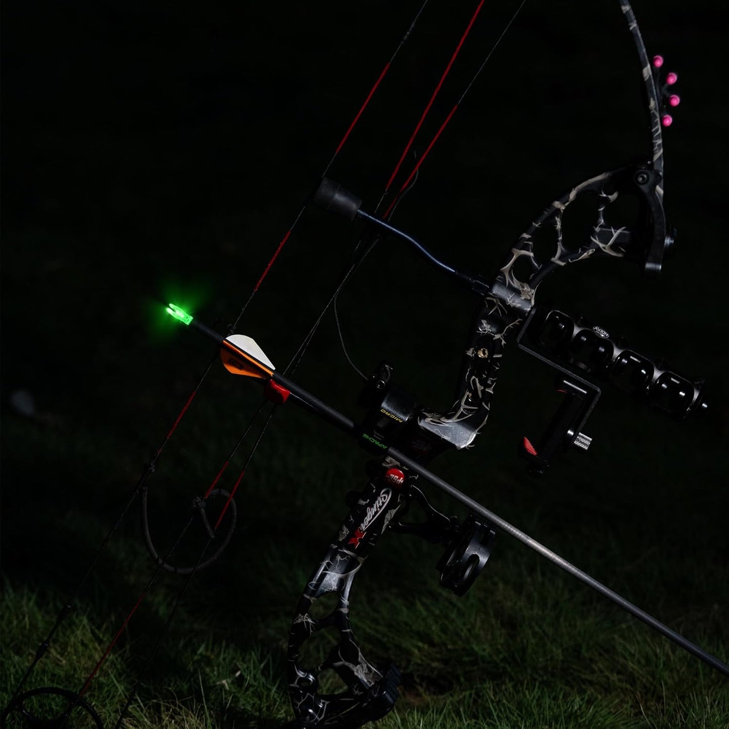 Skiennix Lighted Nocks for Arrows - 6PCS with .204/.233/.244/.246 Diameter & LED Illumination