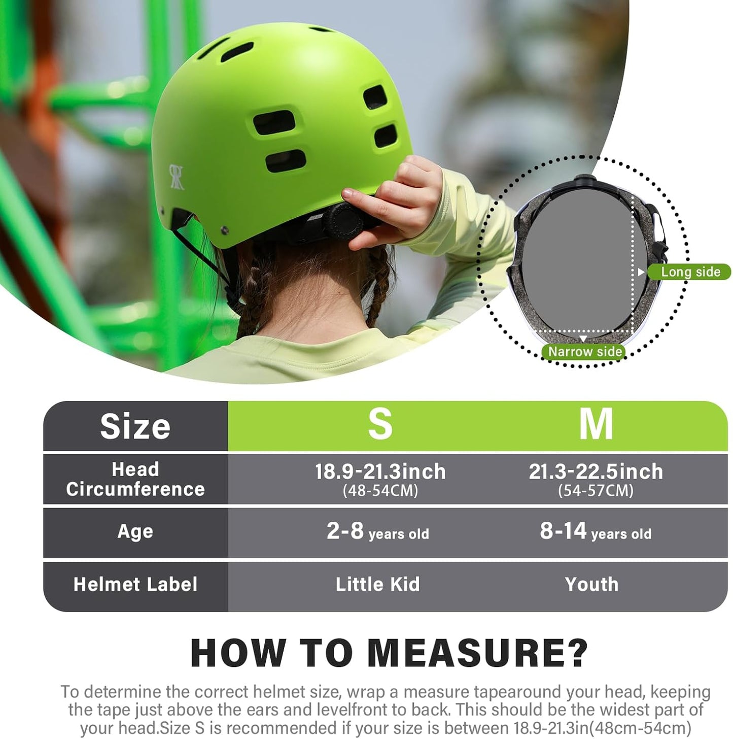Skiennix Youth Bike Helmet - Adjustable Multi-Sport Protection for Ages 3-14 | Ideal for Skateboarding & Scootering