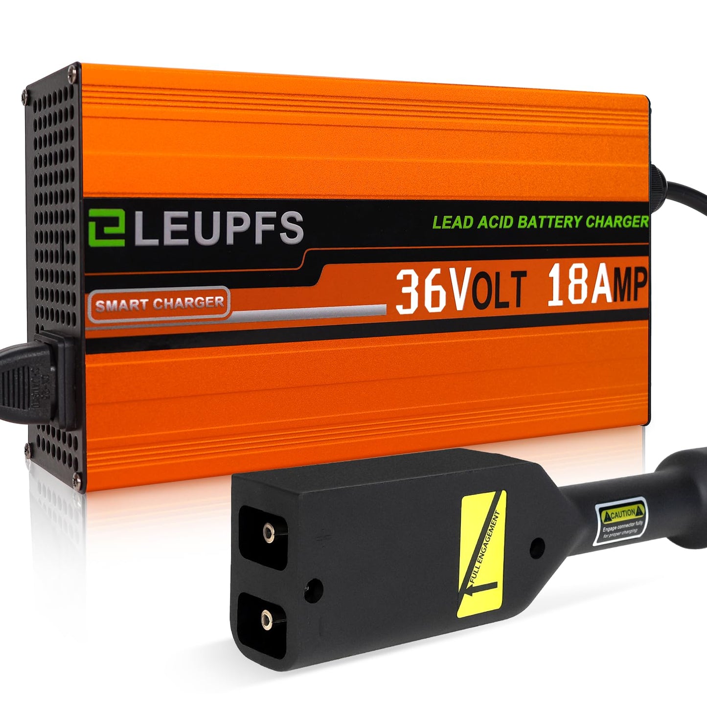 New 18 Amp 36 Volt Golf Cart Battery Charger for Lead-Acid, Compatible with EZGO TXT Golf Carts with D Style Plug, 3-Year Warrnaty