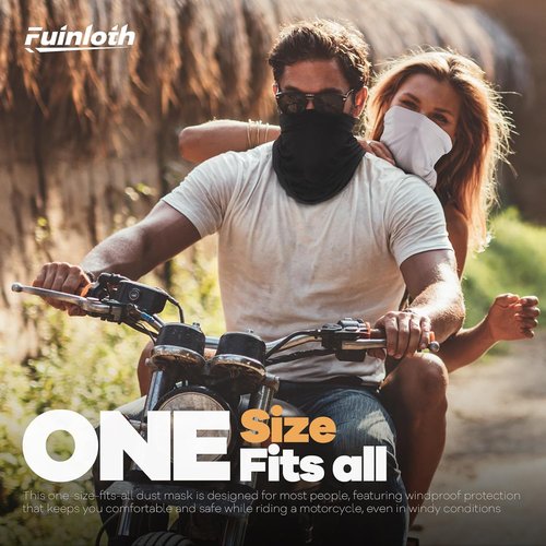 Fuinloth Neck Gaiter - 6 Pack Cooling UV Protection Bandana Face Masks for Men & Women