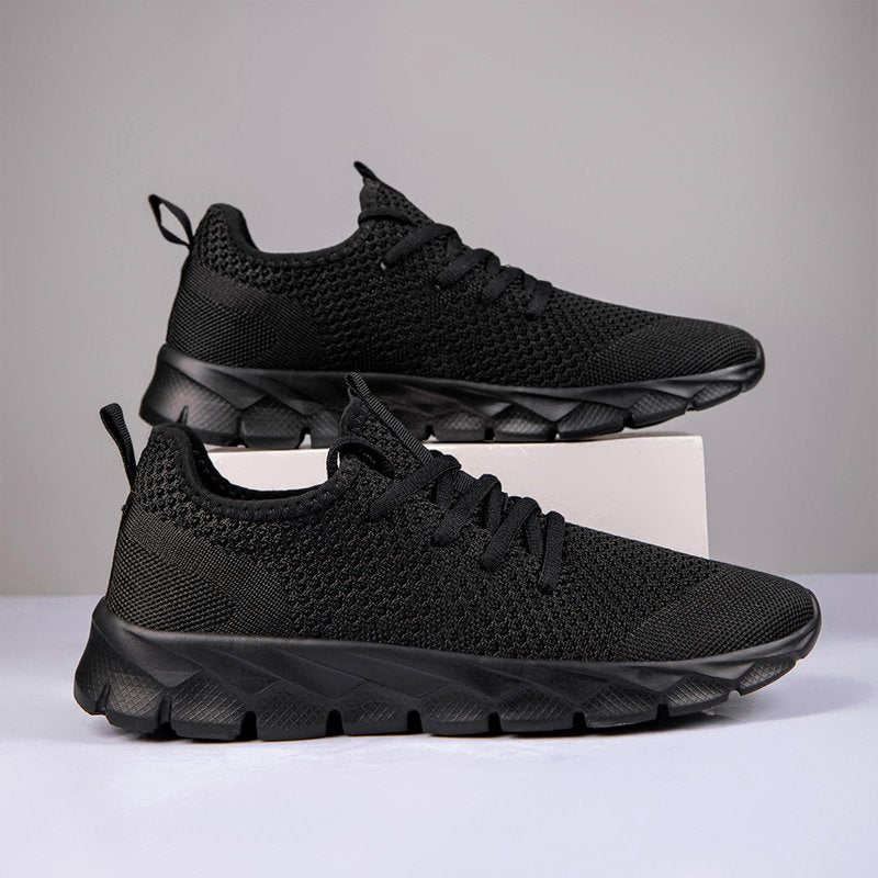 ZGPWZWL Running Sneakers for Men Shoes Athletic Tennis Gym Walking Casual Lightweight Breathable Workout Comfortable Sports Shoes Mens Black Size 11