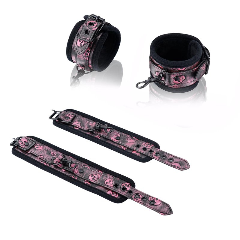 Spreader Bar Heavy Duty Stainless Steel Expandable Black Bar Home Gym with 4pcs PU Black-Pink Adjustable Strap,Sports Aid Training Fitness Gear Pilates Aid Kit,Indoor Yoga Set
