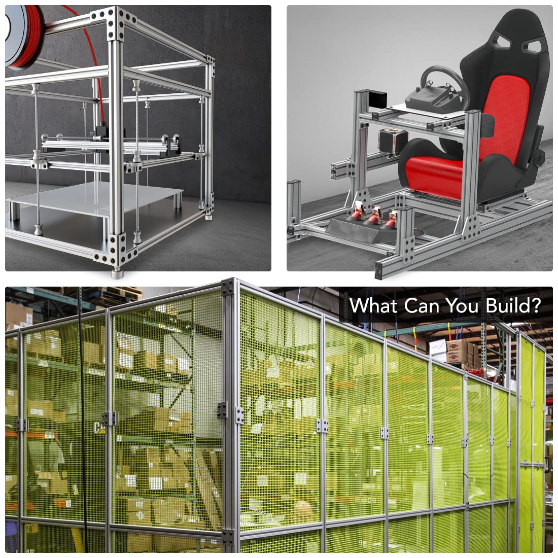 8020, 3330, 15 Series, 5/16-18 x 0.687 Inch 11/16 Inch Flanged Button Head Socket Cap Screw (FBHSCS) Bolts (100 Pack)