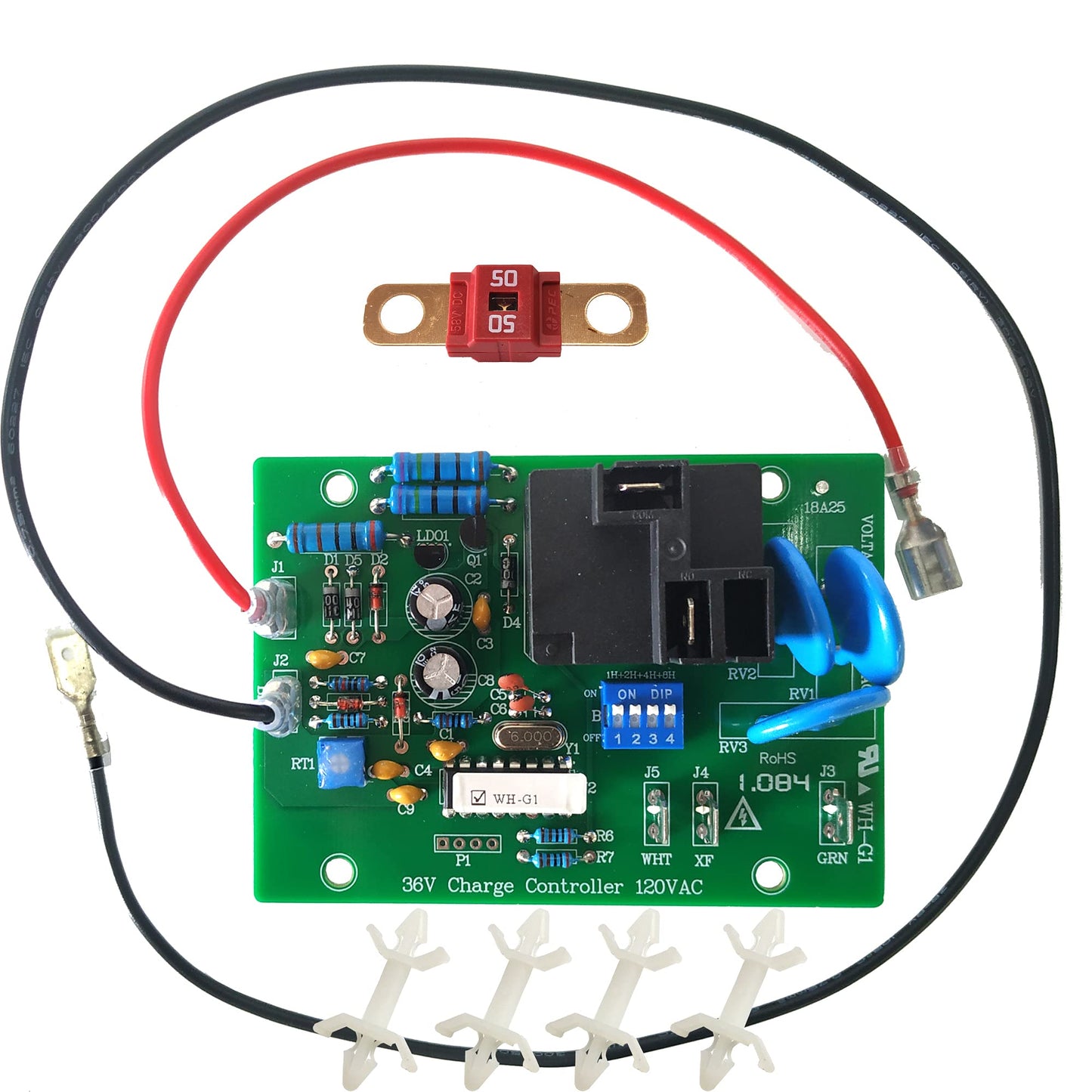 WERLAHO EZGO Charger 36 Volt Powerwise Charger Board Power Control Board Replacement 28667G01 28566G01 28566-G01 28566-G03 28126-G01 28667-G01 28126GO3