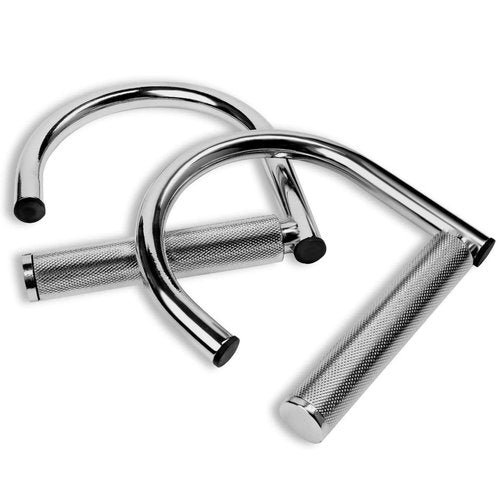 Yes4All 360 Rotation Metal Resistance Bands Handles, Pull Up Handle with Extra-Gripped Knurled Surface, Heavy Duty Industrial Grade Steel Stretch Attachment Handles for Elastic Band Workouts Home Gym