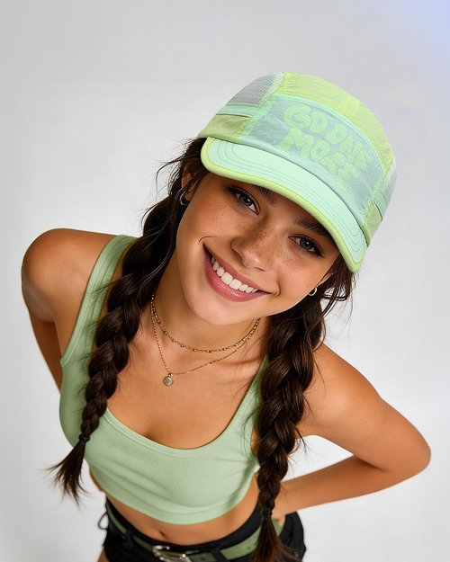 Croogo Short Brim 5 Panel Baseball Cap Mesh Quick Drying Summer Cap for Men Women Lightweight Breathable Sports Hat Outdoor Activities,Beige-BSSD2504