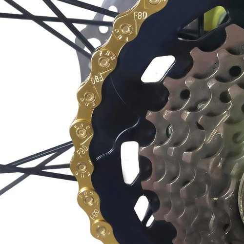 VERKSTAD Bike Chain 6/7/8 Speed Chain 1/2" x 3/32" 116 Links for Road Mountain Bike