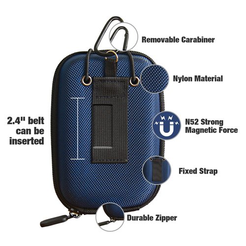 ACCTOLF Rangefinder Magnetic Case, Golf Rangefinder Hard Shell Case Compatible for Bushnell V2 V3 V4 V5 Pro X2 Pro XE Or Most Brands Range finders