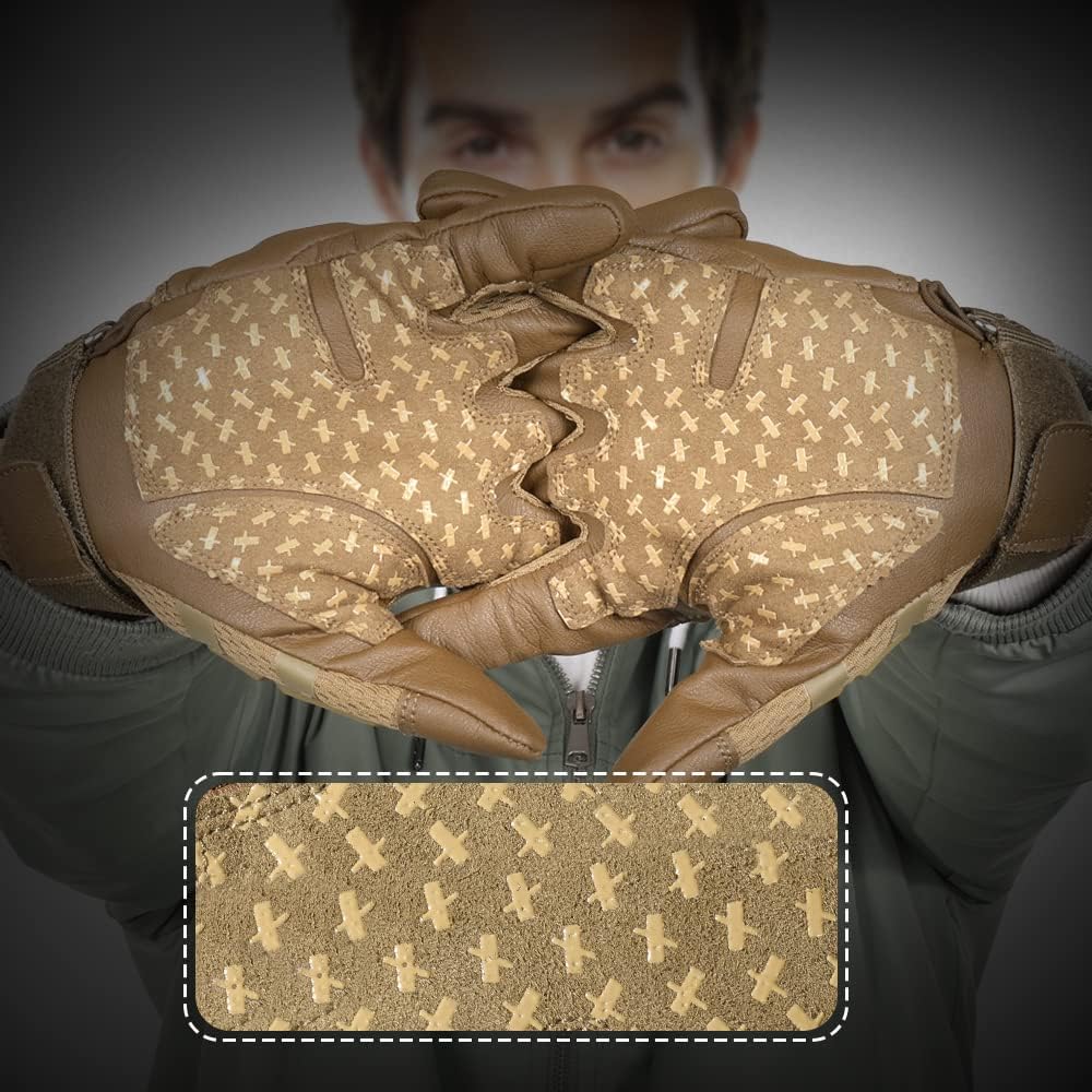 WTACTFUL Tactical Gloves - Touchscreen Rubber Guard for Men | Ideal for Airsoft, Motorcycle & Hunting