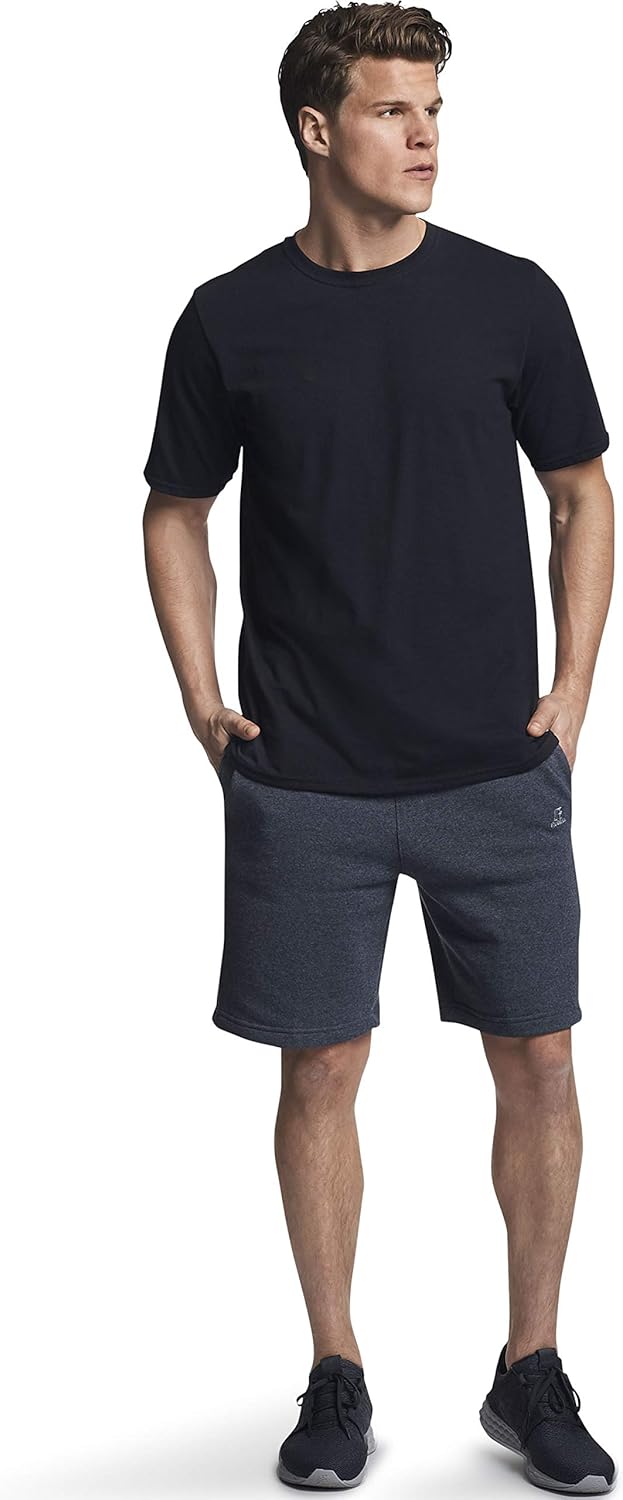 Russell Athletic Men's Dri-Power Short Sleeve Tees - Moisture Wicking & Odor Protection | UPF 30+ | Sizes S-4X