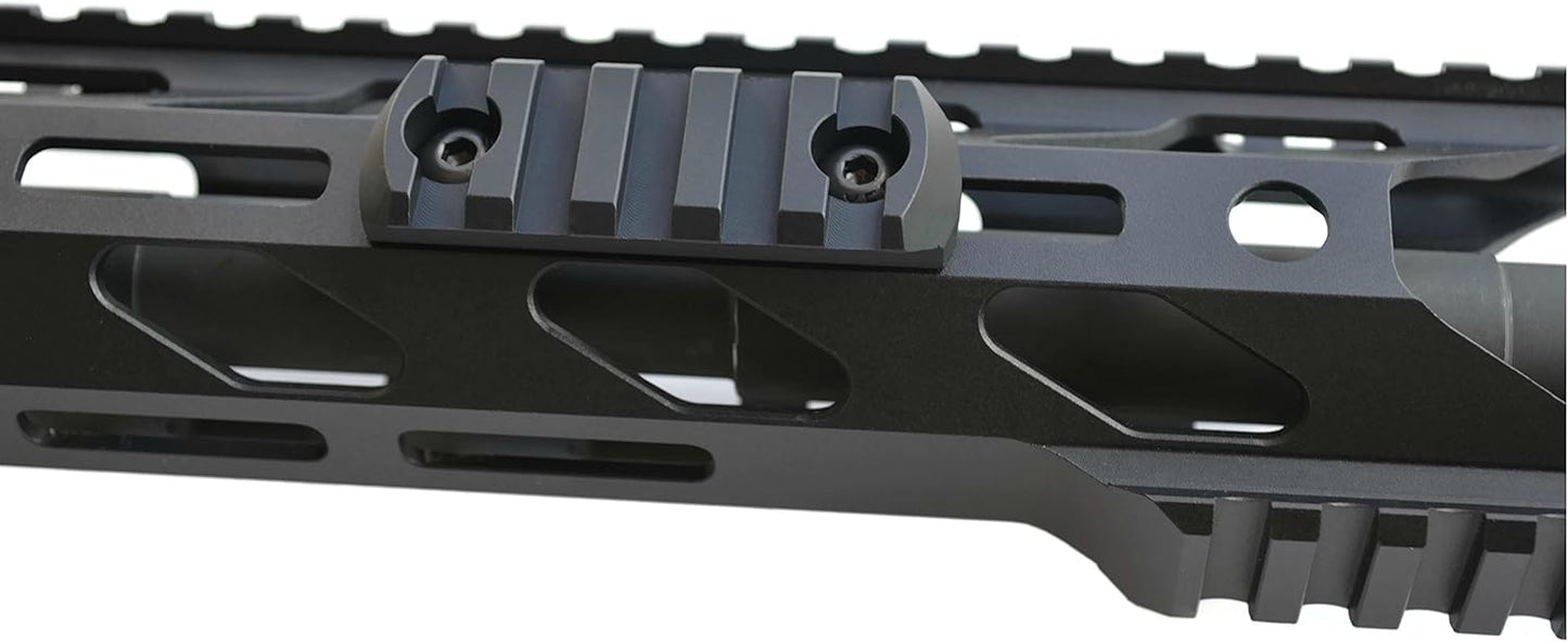 STNGR USA M-LOK Aluminum Picatinny Rail Section - 5-Slot Accessory with T-Nuts & Screws Included