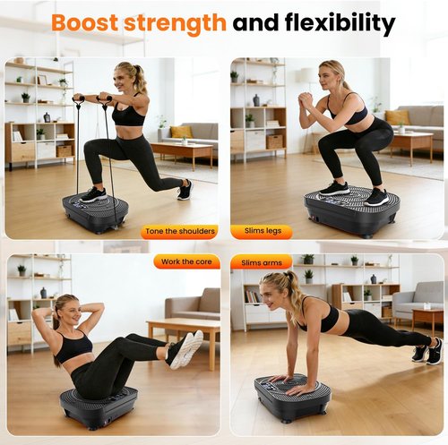 AXV Vibration Plate - Full Body Shaker Exercise Machine for Weight Loss & Lymphatic Drainage