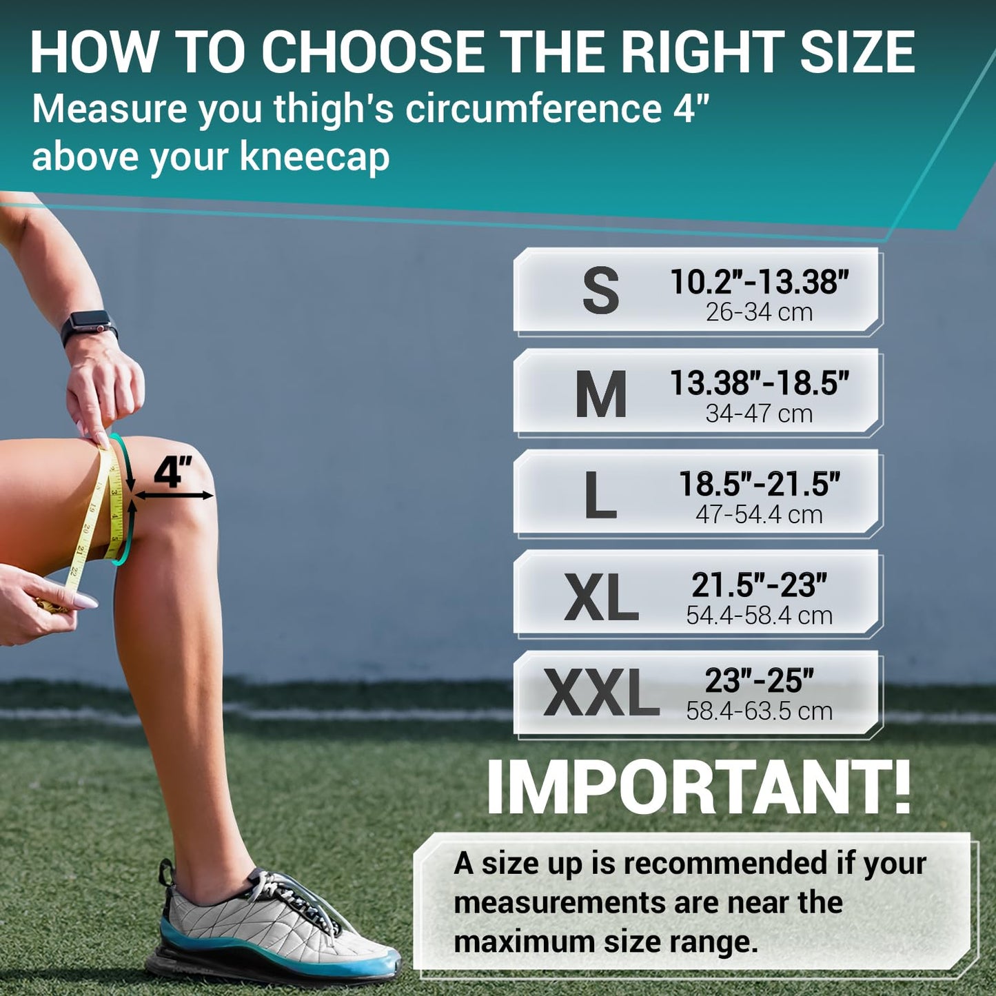 DR. BRACE ELITE Knee Brace with Side Stabilizers & Patella Gel Pads for Maximum Knee Pain Support and fast recovery for men and women-Please Check How To Size Video (Earth, XX-Large)