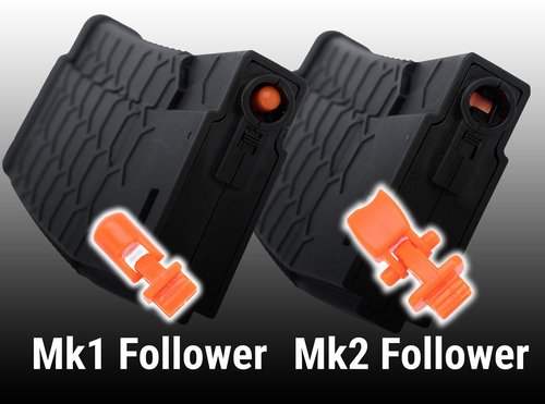 Evike Airsoft - Hexmag Airsoft 120rds Polymer Mid-Cap Mag for M4-Style Series Airsoft AEGs (Color: Black/Pack of 5)