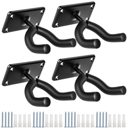HNYYZL Skateboard Hanger,4Pcs Skateboard Hooks for Wall Longboard Wall Mount,for Electric Skateboard, Guitar,Ukulele