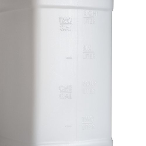 FastRack 2.5 Gallon Water Jug (Pack of 2) w/ 1 Black Rubber Cap Gripper | Reusable Plastic Jug with lid for Liquids | Heavy-Duty Water Container for Storage, Camping | BPA-Free Gallon Jugs with Lids
