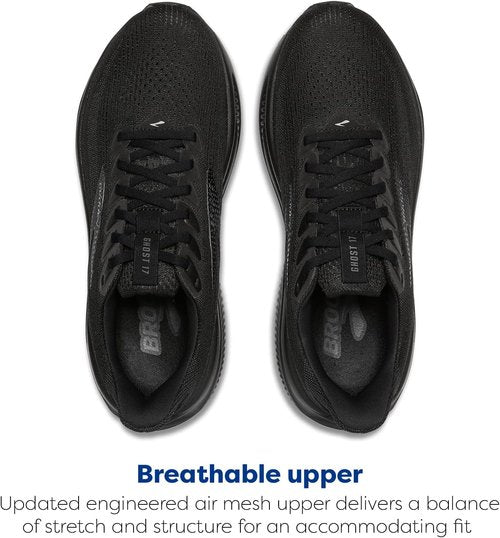 Brooks Men's Ghost 17 Running Shoe - Lightweight Comfort & Support | Perfect for All Distances