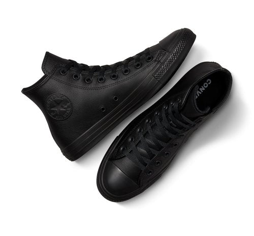 Converse Unisex Adult Chuck Taylor All Star High Top, Black Mono, 14 Womens/12 Mens