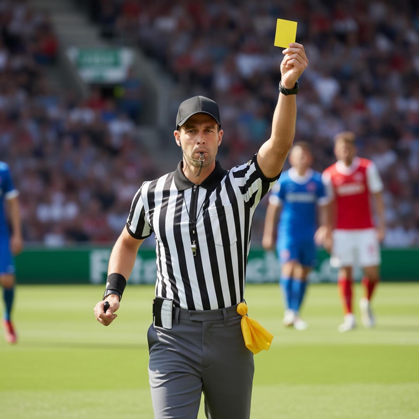 Referee Shirt Halloween Costume - Men's Football Soccer Outfit for Sports & Cosplay