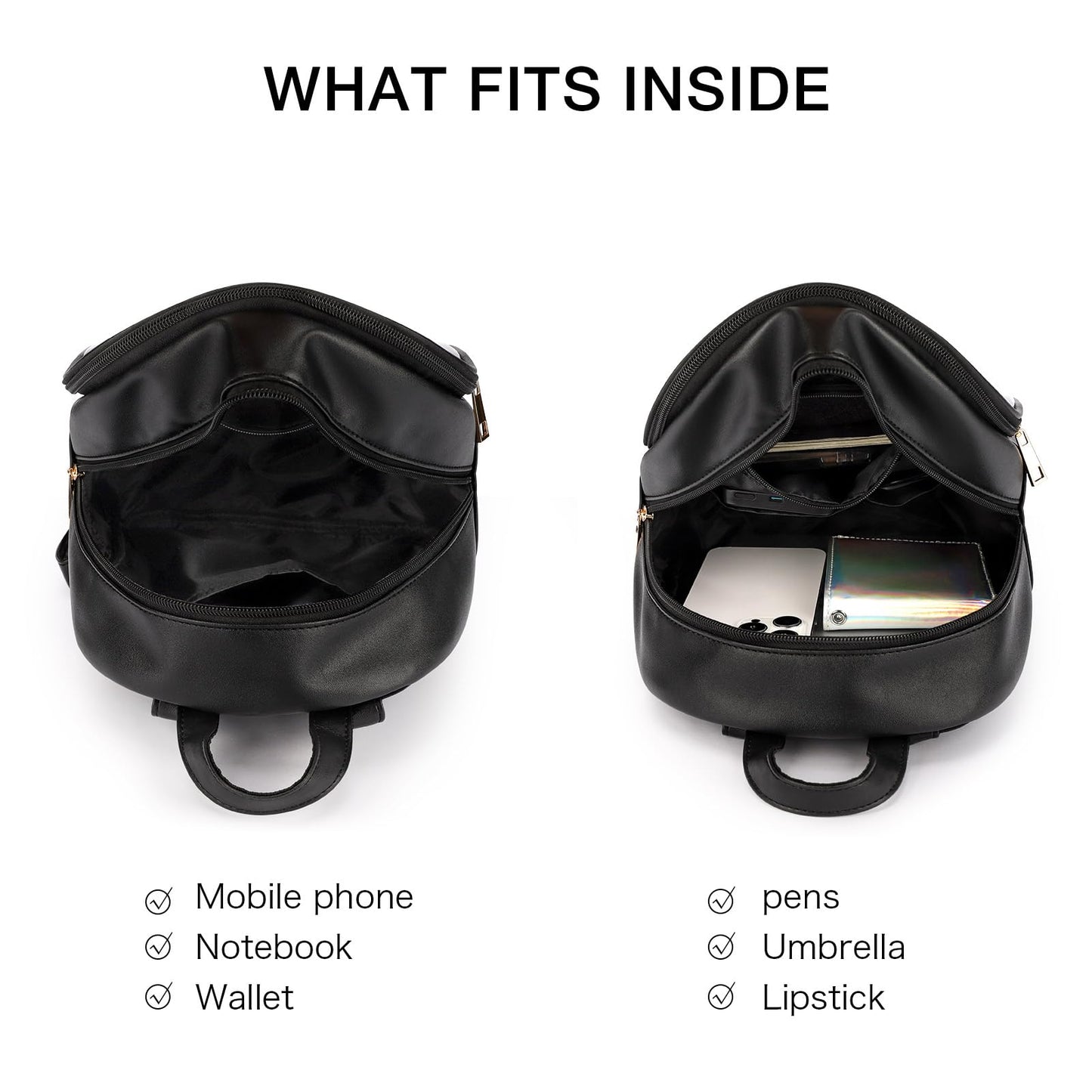 STEAMEDBUN Pin Display Backpack Black Ita Bag Mini Pin Bag For Anime Display
