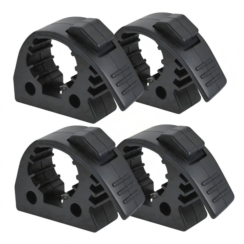 MusixiA Shovel Holder for Truck Quick Release Rubber Clamp Mount Kit Fits 1"~1.5" in Diameter Tool Handles forTrucks UTV ATV Offroad 4X4 Parts 4Pcs