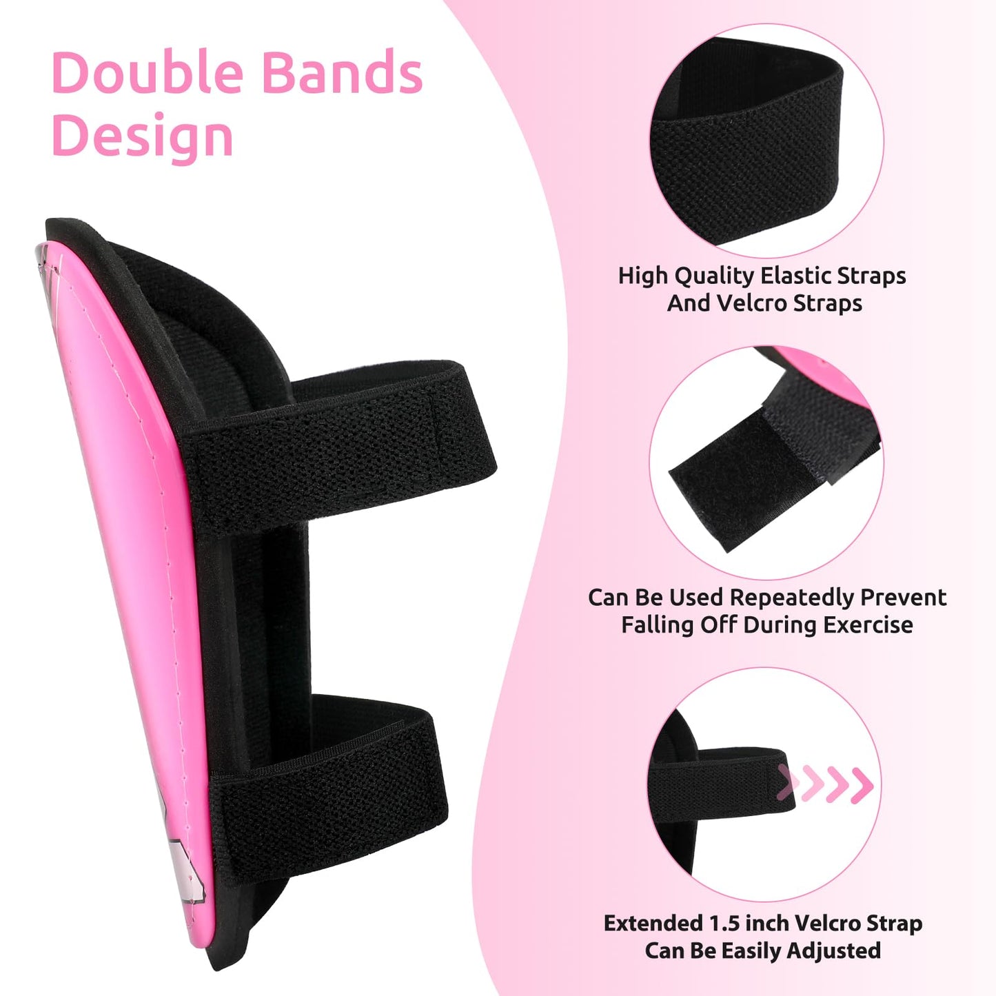 Shin Guards Soccer Kids Toddler, Shin Guard for Boys Girls 2-18 Years Old