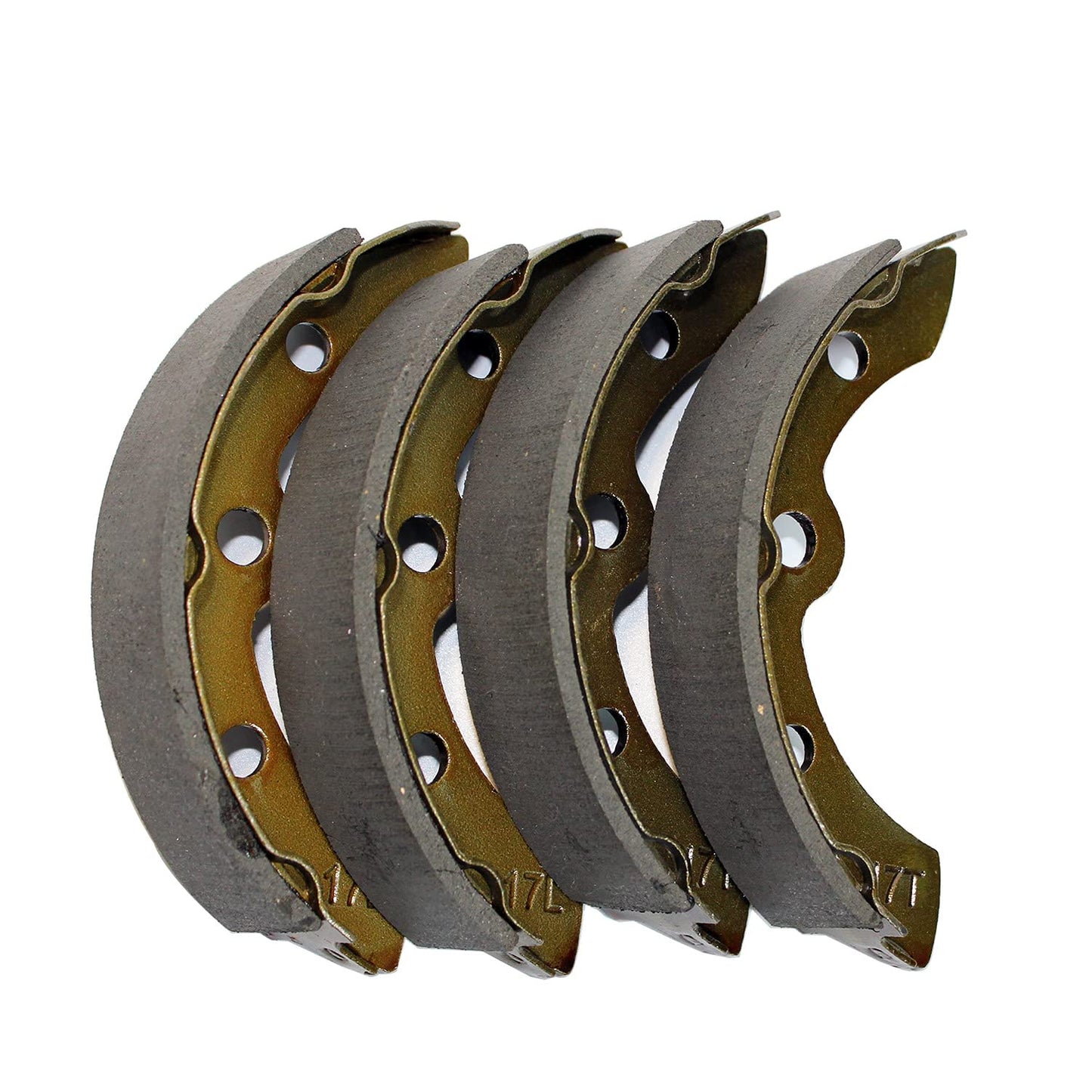 DoonMi Golf Cart Replacement Brake Shoes Set for ClubCar Black OEM#1018232-01……