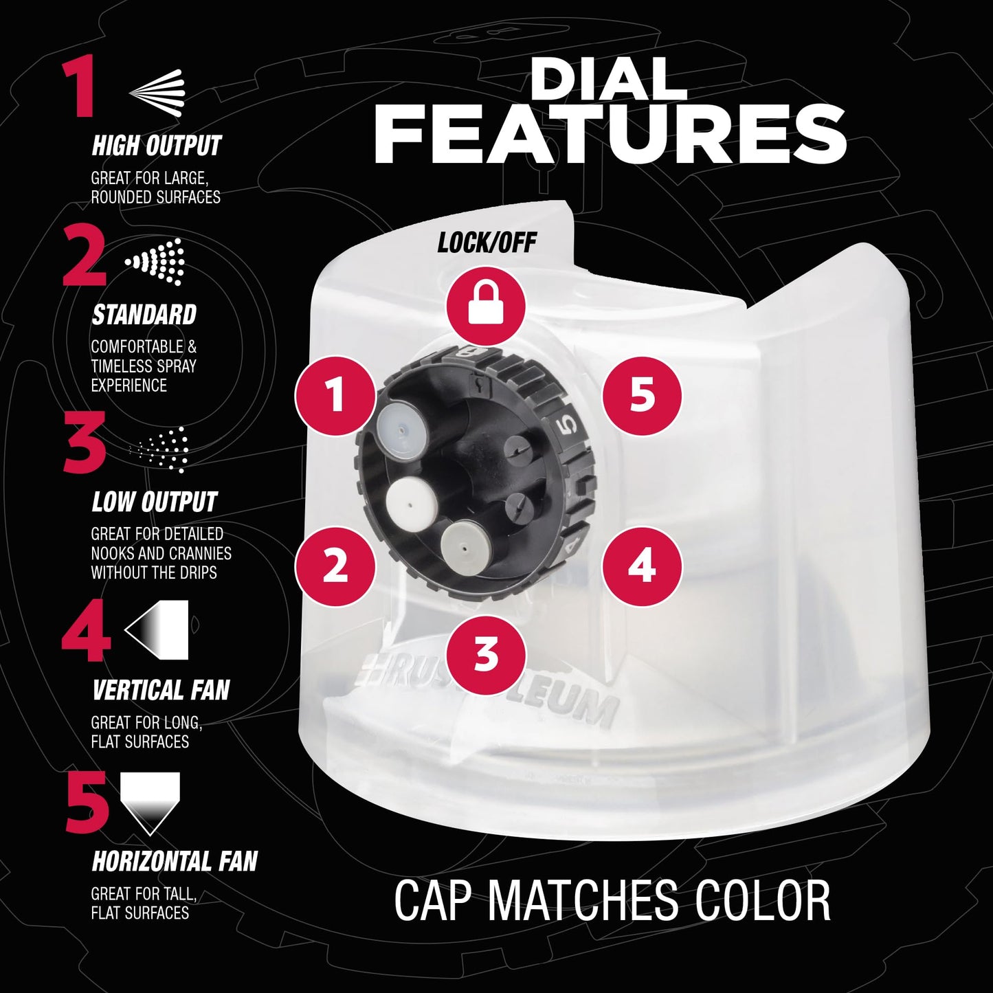 Rust-Oleum 2X Automotive Enamel Custom Spray 5-in-1 Spray Paint, 12 oz, Gloss Clear