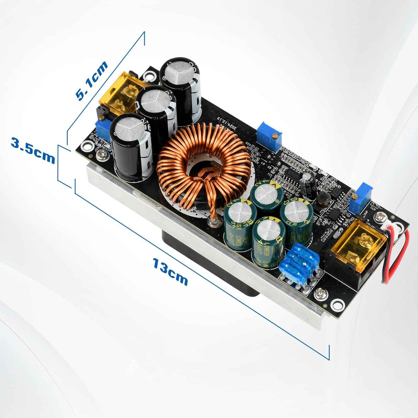 1200W Voltage Converter,Aideepen 20A Boost Converter Voltage Regulator DC-DC Boost Converter Car Step-up Power Supply Module Adjustable Voltage Converter 14V-85V to 14-120V