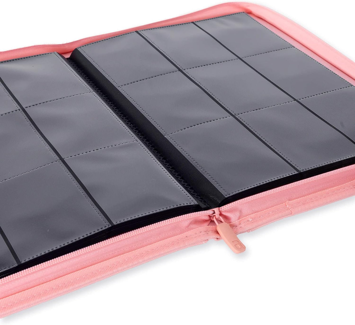 Vault X 9 Pocket Trading Card Binder - Premium Exo-Tec Material, Holds 360 Cards, Pink Color