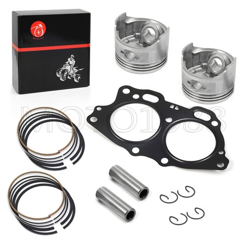 MOTO1988 Piston & Ring ANG Gasket Compatible with EZGO TXT 4 Cycle Gas Golf Cart 295cc MCI Fuji Robin Engine 1991-2008 OEM 26607-G01 26608-G01 4570 Standard