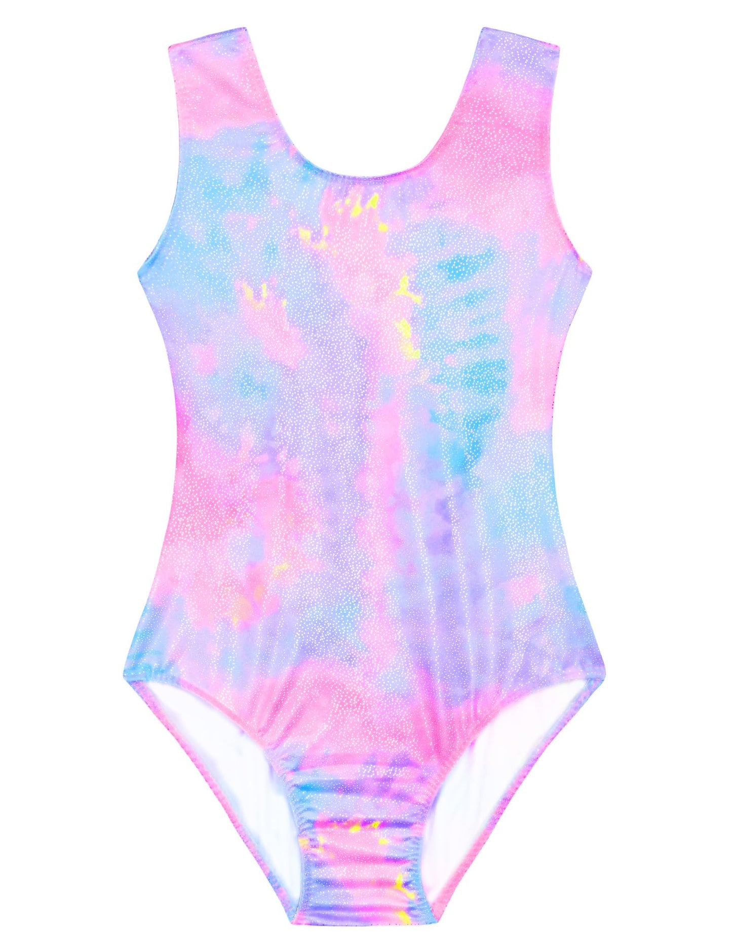 Domusgo Gymnastics Leotards for Girls 4t 5t Pink Purple Sparkly One Piece Tumbling Outfits