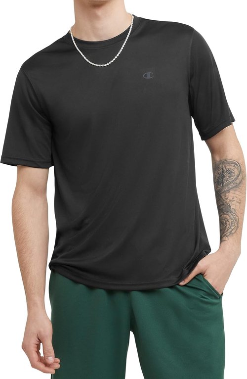 Champion Men's Athletic T-Shirt - Moisture-Wicking, Anti-Odor Sport Tee | Regular & Big/Tall Sizes