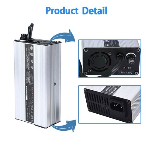 labwork 36V 5A Battery Charger with Crows Foot Plug Replacement for EZGO Yamaha DS TXT Club Car Golf Cart