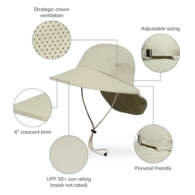 Sunday Afternoons Unisex Sport Hat, White/Charcoal, S/M