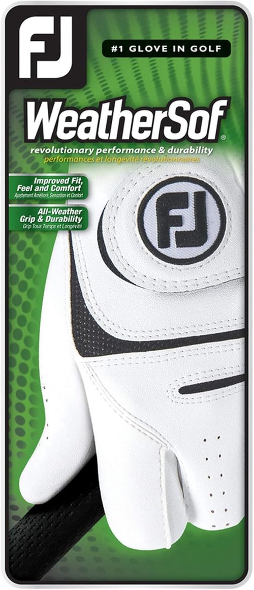 FootJoy Golf Glove - WeatherSof Technology for Ultimate Grip | Men's Size & Comfort