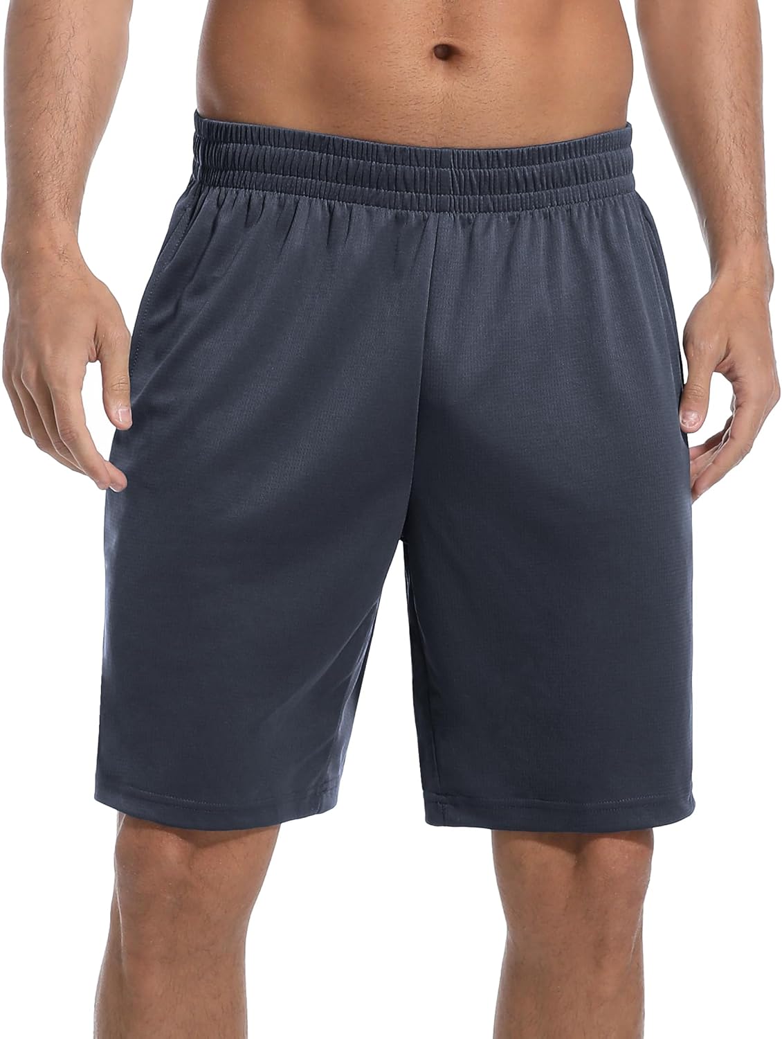 OYGSieg Men's Athletic Basketball Shorts - Quick Dry Mesh Gym Shorts with Pockets | 6 Pack