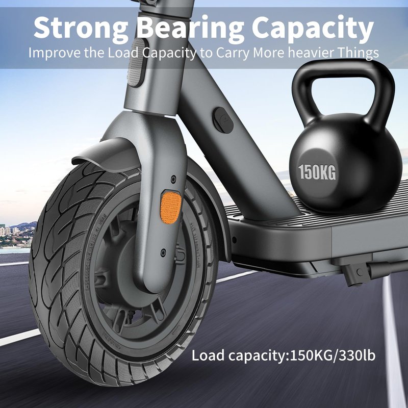 BANGTING 2-Pack 10x2.125 Tubeless Scooter Tires - Fits Models: 8.5x2.0, 8½x2, 50-75-6.1, 10×2.0, 10×2-6.1, 10×2(54-152) | Verify Rim Size: 6.5-6.65" Diameter & 1.26-1.34" Width | Puncture-Resistant