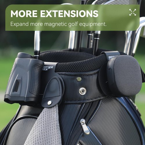 BROTHER STICK Metal Landing Pads for Golf Bag Accessories for Men Metal Clips for Quick and Easy Access of Golf Bags, Magnetic Golf Towels, Magnetic Golf Rangefinder Strap Golf Accessories Golf Gifts