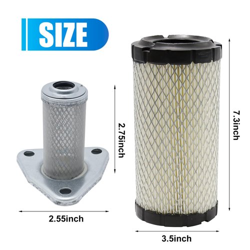 Anxingo ST-350 Golf Cart Tune Up Kit Replacement For 1996-up EZGO TXT ST350 Model, 28463G01 Air Filter 26591G01 Oil Filter BPR4ES Spark Plug