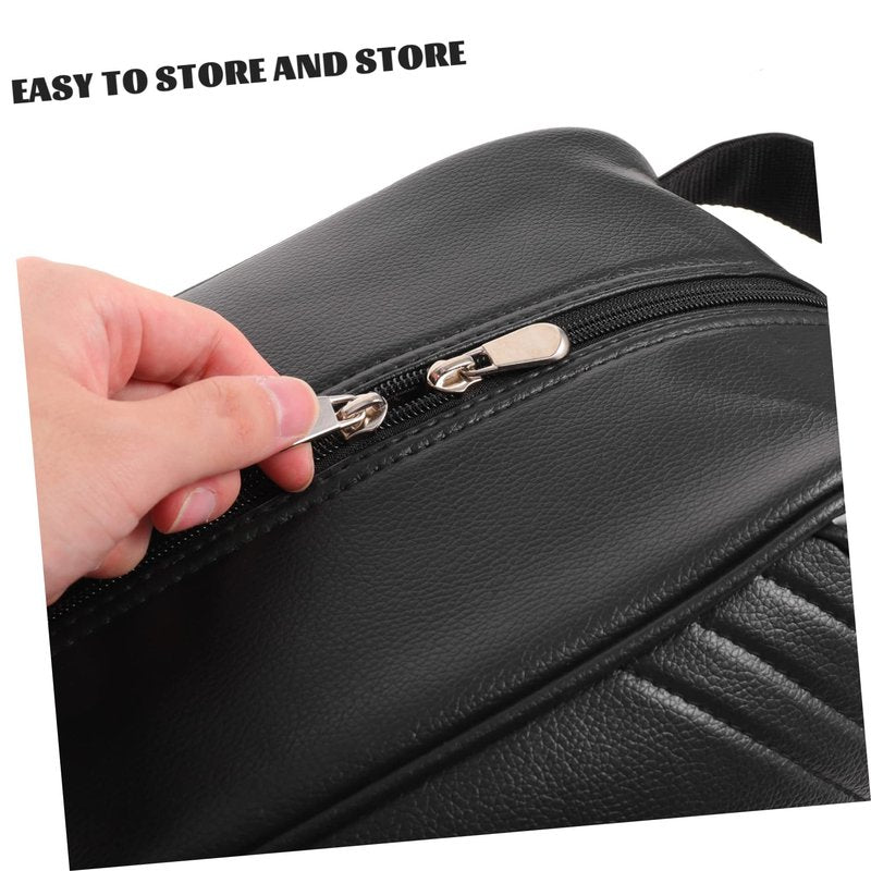 Hemoton Waterproof Golf Shoe Bag 12.59X9.05X5.11In Outdoor Zipper Shoes Storage Carrier for Travel Sports Cycling Football Tennis