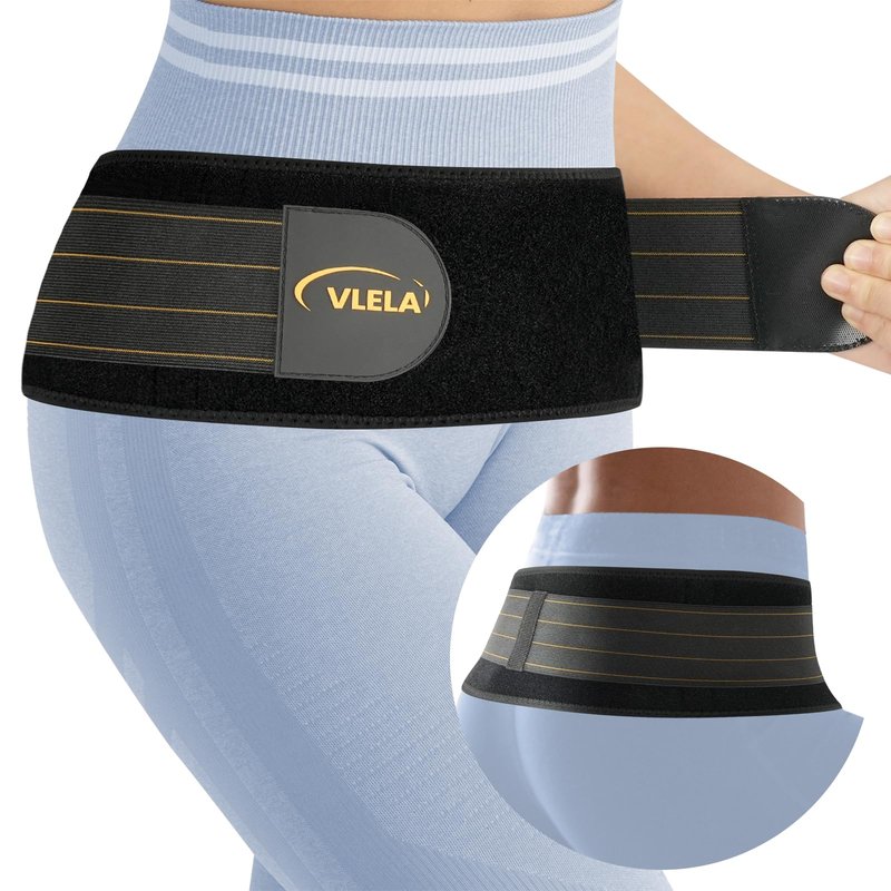 Vlela Si Belt -Sacroiliac Belt for Women，Hip Brace for Sciatica, Lower Back,Pelvic and Sacral Nerve Pain Relief,Hip Stabilizer Brace for Si Joint Dysfunction Trochanteric